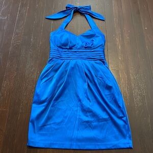 Junior's Snap Halter Formal Dress Tie Back - Homecoming or Prom Size 9